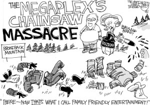 This cartoon, by the Salt Lake Tribune's Pat Bagley, appeared . Used with permission.